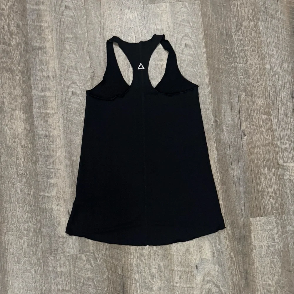 Black Lightweight Racerback Tank Running Fitness XS
